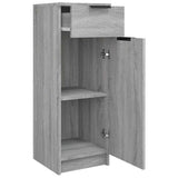 Bathroom Cabinet Grey Sonoma 32x34x90 cm Engineered Wood 817058