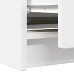 ZNTS TV Cabinet White 100x35x54 cm Engineered Wood 861805