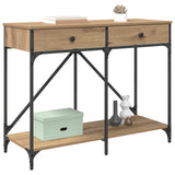 Console Table Artisan Oak 100 x 39 x 78.5 cm Engineered Wood 882807