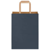 Paper Bags 250 pcs with Handles Blue 21x11x28 cm 4101923