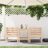 Garden Chairs 2 pcs 61.5x53x71 cm Solid Wood Pine 825128