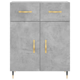 Sideboard Concrete Grey 69.5x34x90 cm Engineered Wood 827960