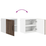 Wall Cabinet LUCCA Brown Oak 40 x 31 x 40 cm Engineered Wood 884888