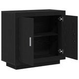 Sideboard Black Oak 80 x 40 x 75 cm Engineered Wood 862749
