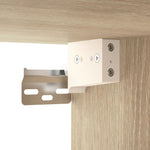 Wall Cabinets 2 pcs Sonoma Oak 68x30x20 cm Engineered Wood 3115894