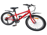 Kids Bike 20'' 6-Speed for 6-11 Years Old Red 42009387