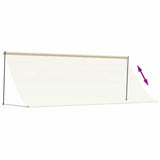 Retractable Awning Cream 350x150 cm Fabric and Steel 368762