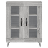 Highboard Grey Sonoma 69.5x34x180 cm Engineered Wood 3198071