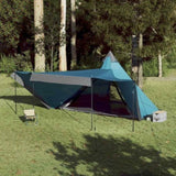 Family Tent Tipi 8-Person Blue Waterproof 4009446
