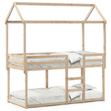 Bunk Bed without Mattress 80x200 cm Solid Wood Pine 3282121