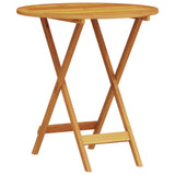 Folding Bistro Set Folding 3 pcs Brown Solid Acacia Wood 3375695