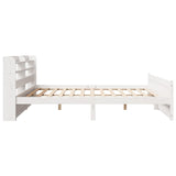 Bed Frame with Headboard without Mattress White 180x200 cm Super King 3306769
