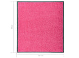 Doormat Washable Pink 60x90 cm 323446