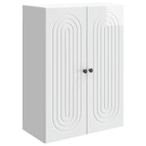 Wall-Mounted Cabinet High Gloss White 66 x 34.5 x 90 cm 898059