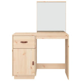 Cosmetic Desk 95x50x134 cm Solid Wood Pine 820087
