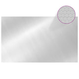 Rectangular Pool Cover 1000x600 cm PE Silver 93104