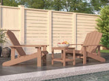 Garden Chair Brown HDPE , steel Medium 3095706