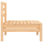 Garden Middle Sofa Solid Wood Pine 806572