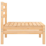 Garden Middle Sofa Solid Wood Pine 806572