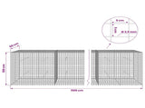Gabion with 3.5 mm Wire and 5x5 cm Mesh 1100x50x100 cm 3462352