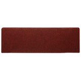 Stair Mats Self-adhesive 30 pcs 65x21x4 cm Bordeaux Red Rectangular Edge 3365695