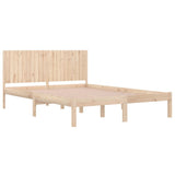 Bed Frame without Mattress 200x200 cm Solid Wood Pine 3104433
