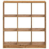 Bookcase Artisian Oak 102x32x108 cm Engineered Wood 3307845