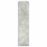 Shoe Rack Concrete Grey 80x25x100 cm Engineered Wood 859899