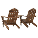 Garden Chair Brown Solid fir wood Standard Ergonomic 310069