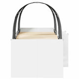 Bed with Tunnel 3 pcs White Engineered Wood 3423575