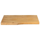 Table Top 70x40x2.5 cm Live Edge Solid Wood Mango 370705