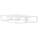 Bed Frame without Mattress White 120x200 cm Metal 4017424