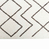 Kitchen Rug White 180 x 60 cm Velvet 42013422