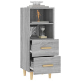 Sideboard Grey Sonoma 34.5x34x90 cm Engineered Wood 817415