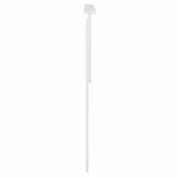 Headboard Gloss White Engineered wood 888401