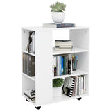 Storage Cabinet White Engineered wood Medium Rolling Cabinet 808449