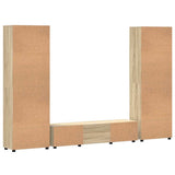 TV Cabinet Set FLORIN 3 pcs Sonoma Oak Engineered Wood 3397986