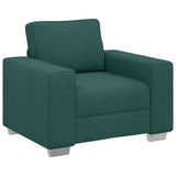 Sofa Dark Green 100 x 77 x 82 cm Fabric 4105212