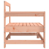 Garden Corner Sofa Solid Wood Douglas 825504