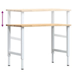 Workbench 100x60x cm Solid Wood Oak 3309717