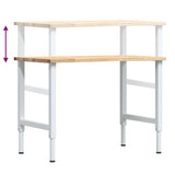 Workbench 100x60x cm Solid Wood Oak 3309717