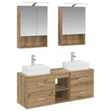 Bathroom Furniture Set 5 pcs Artisan Oak 3406806