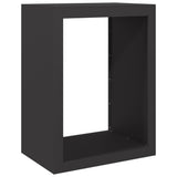 Firewood Rack Black 60x40x80 cm Steel 850996