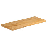 Table Top 100x40x3.8 cm Live Edge Solid Wood Mango 370732
