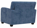 Armchair Blue Chenille 42043446