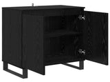 Sideboard Black Oak 60 x 35 x 70 cm Engineered Wood 882603