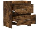 Bedside Tables 2 pcs Smoked Oak 40 x 30 x 60 cm Engineered Wood 8010972