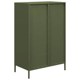 Highboard Olive Green 68x39x101.5 cm Steel 851224