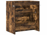 Bathroom Under Sink Cabinet Smoked Oak 56 x 37.5 x 81 cm 890732