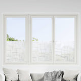 Window Films 4 pcs Frosted Star Pattern PVC 3208968